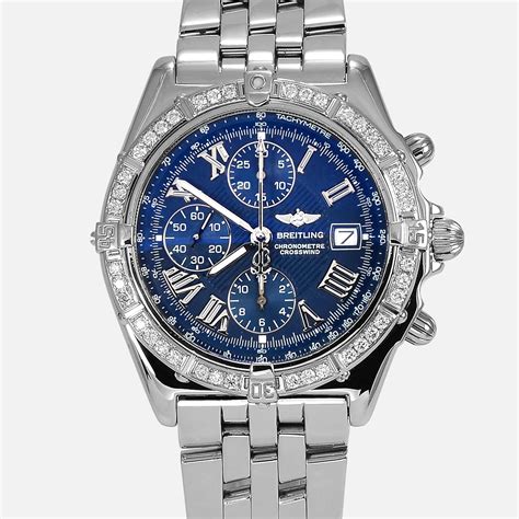 breitling watch with diamonds|breitling with diamond bezel.